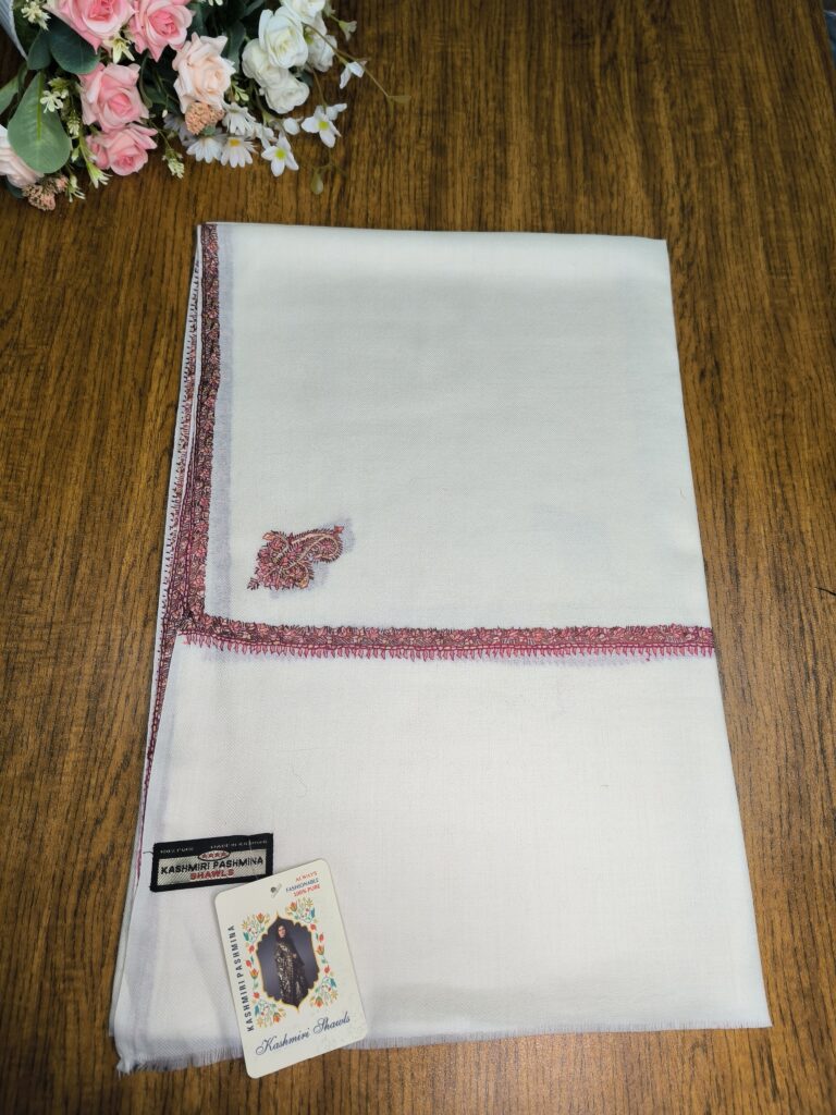 Original Ladies Kashmiri Pashmina Shawl - মহিলাদের অরিজিনাল কাশ্মীরি পশমিনা শাল