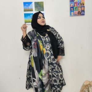 Black Sun Flower Three Piece - HP-3P-402