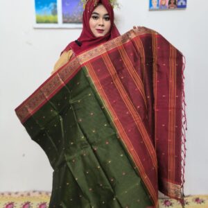 Authentic Mashlaish Cotton Buti Saree - মাশ্লাইশ কটন শাড়ি