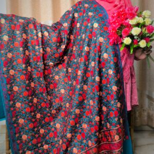 Original Ladies Designer Kashmiri Pashmina Shawl- HP127-Sea green-Model-05