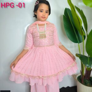 FAIRY NAIRA CUT DRESS Pink - HPG-01-Model-4