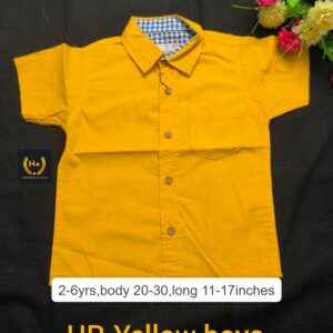 BOYS YELLOW SHIRT