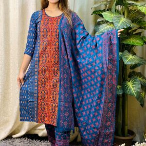 PREMIUM AARONG COTTON DRESS - HPL-02-Model-12